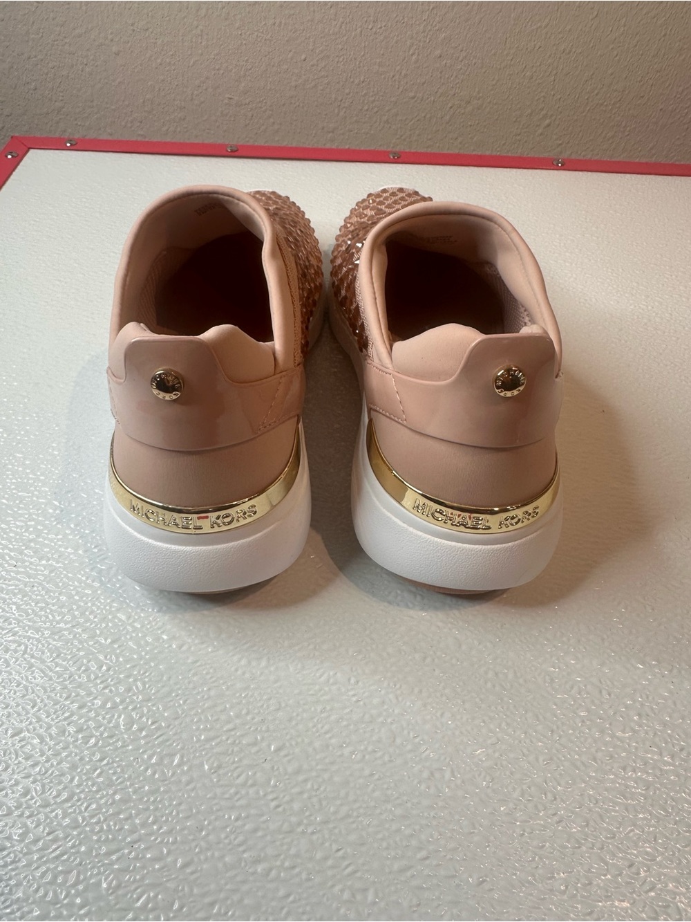 NWOT. MICHAEL KORS | Slip On Rhinestone Fashion Sneaker - Picture 5 of 6